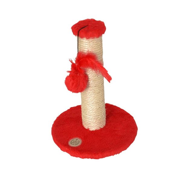 Arranhador Cat Crazy Mini Poste Vermelho