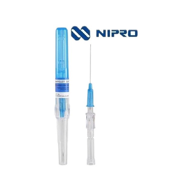 Cateter Etfe 22 G X1/4 Azul Nipro
