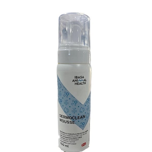 Dermoclean Mousse 150ml Animal Health Ibasa