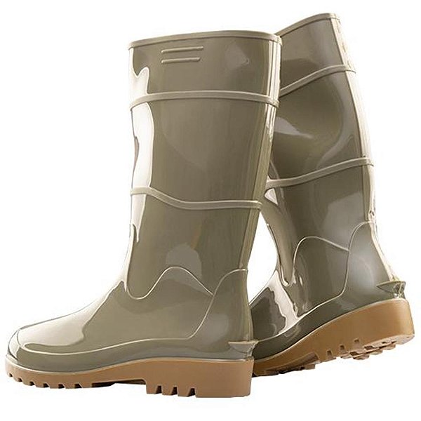 Bota Baspan Pvc Verde C.Longo C/forro 37