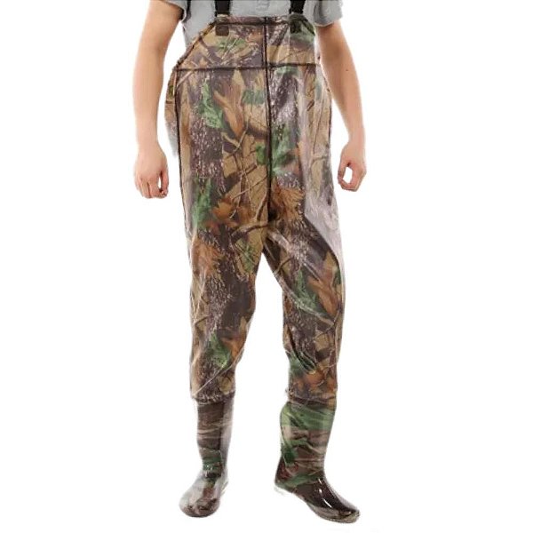 Jardineira 41 de Silicone Com Bota Camuflada 41