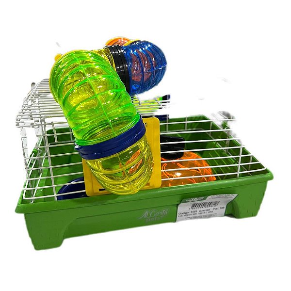 H-01 Hamster Home Tubo B-1 Verde