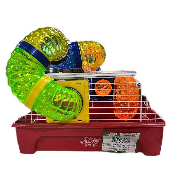 H-01 Hamster Home Tubo B-1 Vermelha