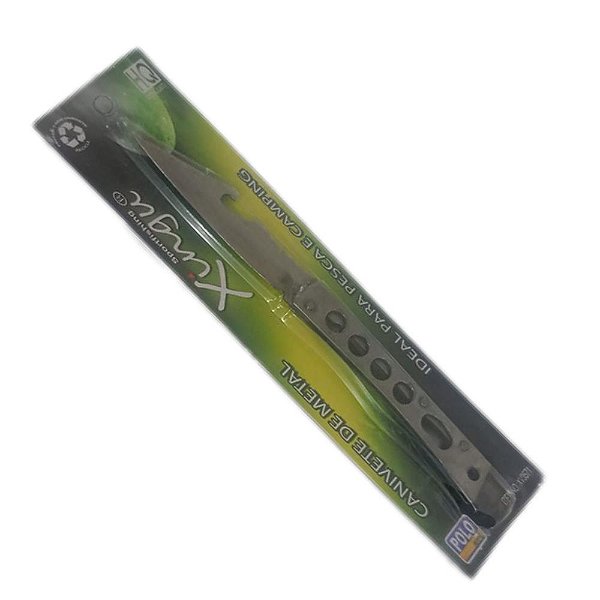 Canivete de Metal Prateado 15cm Xv-3571