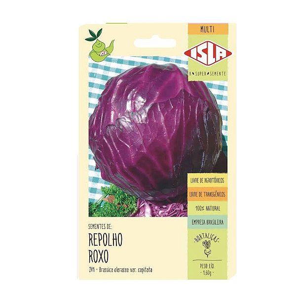 Semente Repolho Roxo 1,6g 241.21