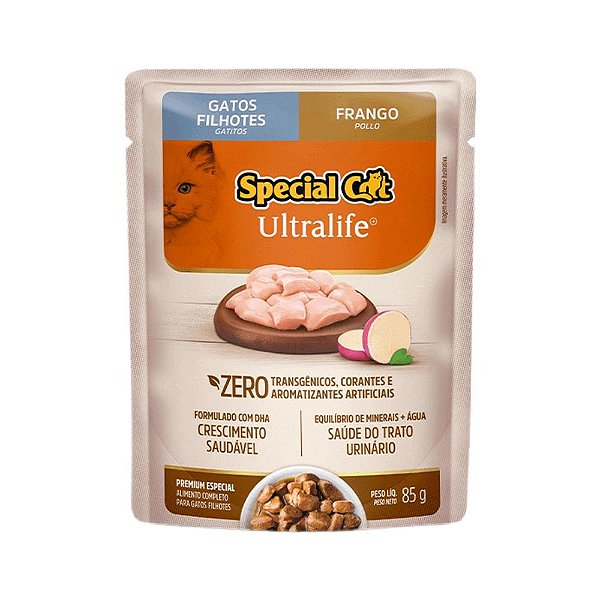 Sache Special Cat Ultralife Filhote Frango 85gr
