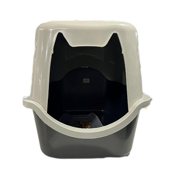 Banheiro de Gato Premium Preto