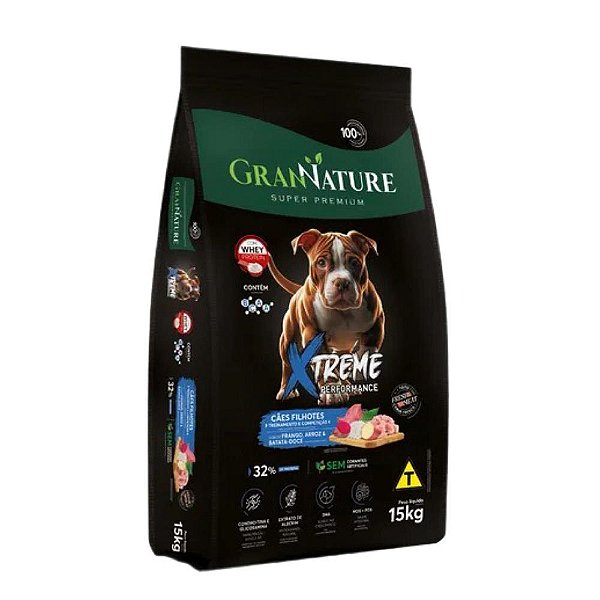Racao Gran Nature Filhote Xtreme Super Premiun 15kg