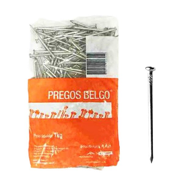 Prego 19x36 Belgo 1kg 3 1/4x9