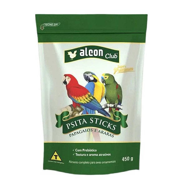 Racao Alcon Club Psita Sticks Club 450gr