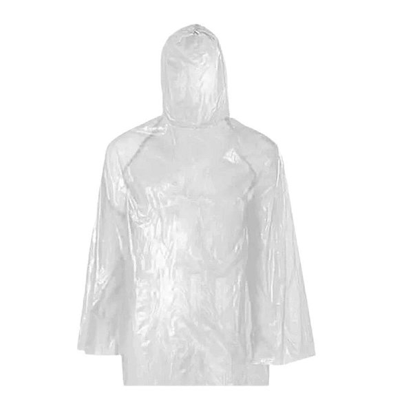 Capa de Chuva Descartavel Transparente