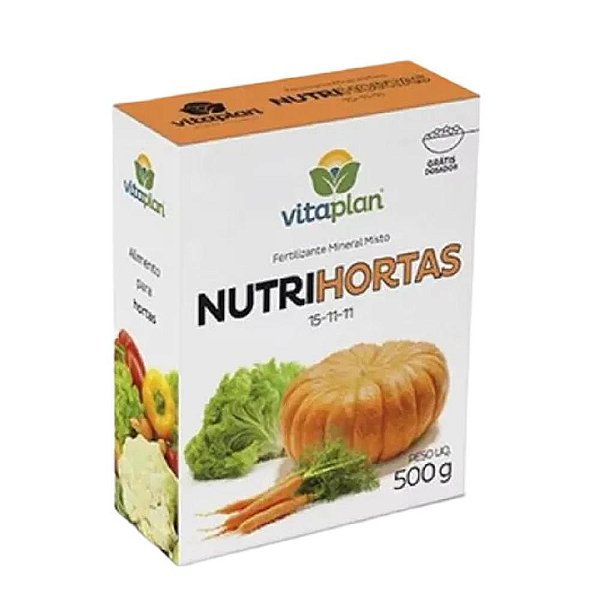Fertilizante Nutrihortas 500gr 15-11-11 Nutriplan