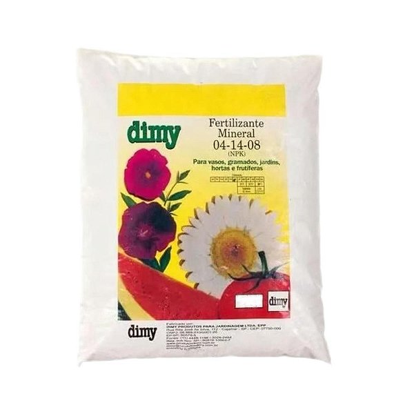 Adubo Npk 04.14.08 Dimy 500gr