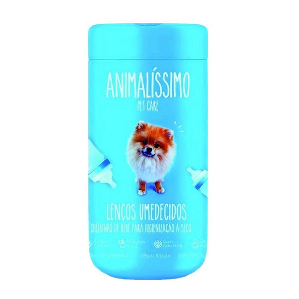 Lencos Umedecidos Animali Cheiro de Bebe C/75