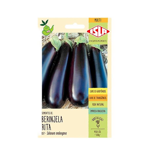 Semente Berinjela Rita 1g