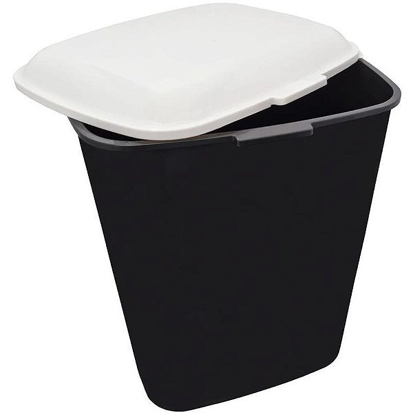Container P/racao 20kg Preto-Forpets