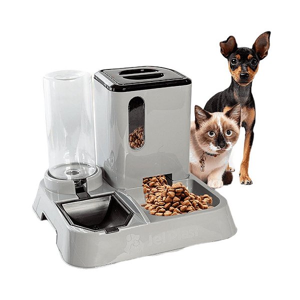 Comed/bebed Aut Premium Cinza-Jel Plast