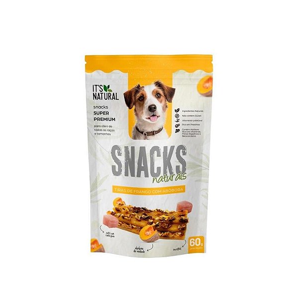 Natura Snacks Tiras de Frango C/ Abobora 60g-Zanelli