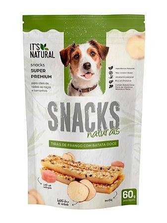 Natura Snacks Tiras de Frango C/ Batata Doce 60g