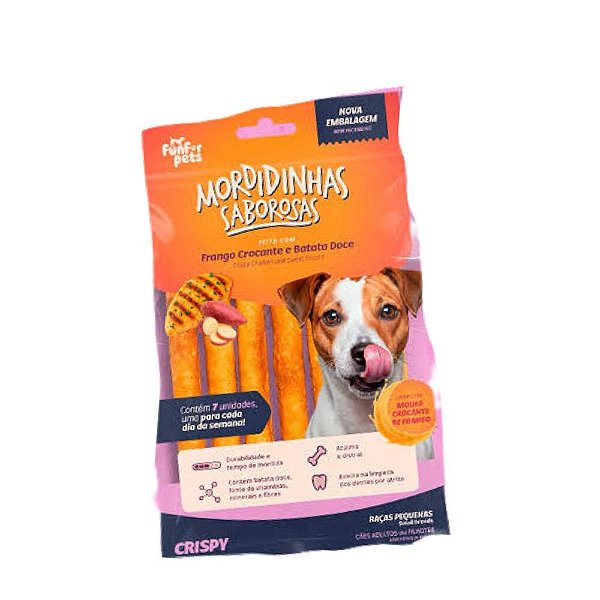 Mordidinhas Crispy Palito Batata Doce -Zanelli