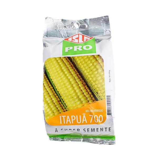 Sementes Milho Hibrido Itapua Pct Aluminio 100g