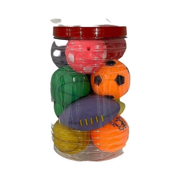 Pote Bola Mista Com Apito Jaragua Pet
