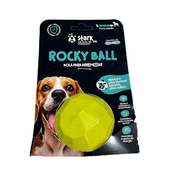 Bola Caes Rocky Ball 60mm Verde Murano