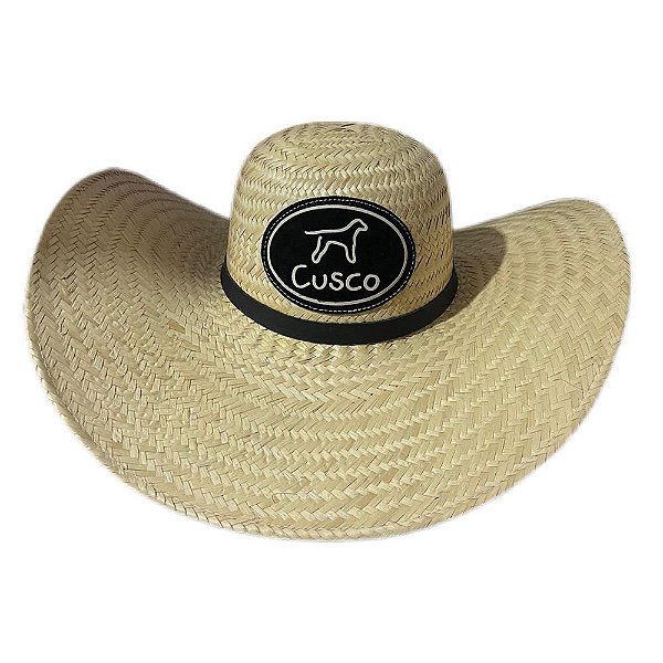 Chapeu de Palha Aredondado Aba 12cm - Cusco Ref. V29