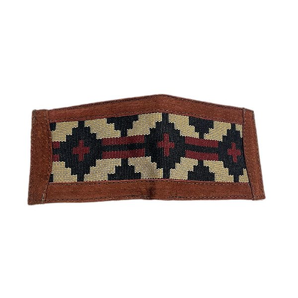 Carteira Couro Tamanho P Com Fita Pampa Ref. A07