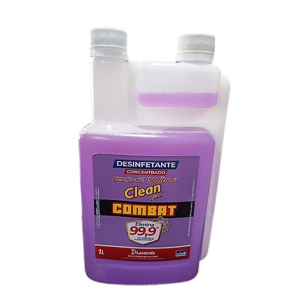 Desinfetante Concentrado Combat 1l Lavanda Cb1012