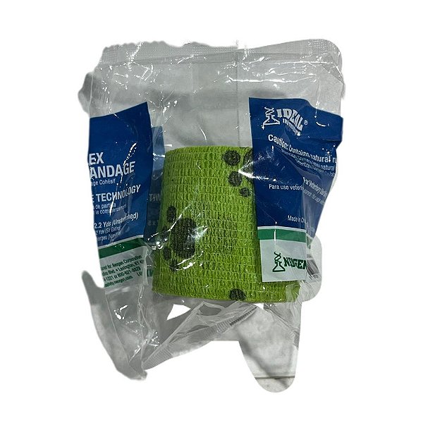 Bandagem Faixa Elastica 5cm Verde Oz170231