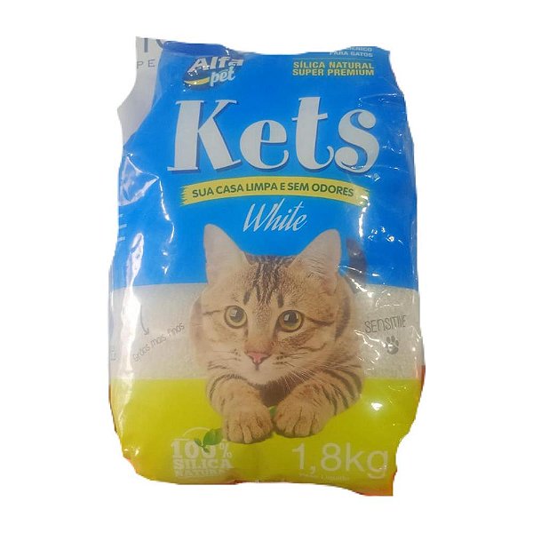 Areia Kets White Sensitive 1,8kg Alfa15