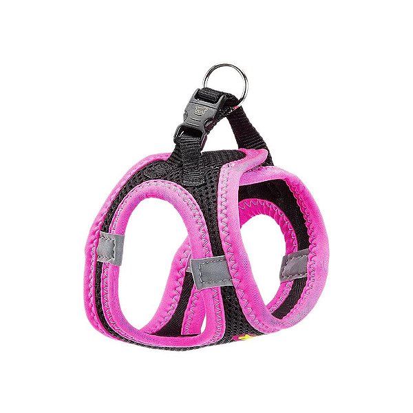 Peitoral Kaori Xl Preto/rosa - Ferplast