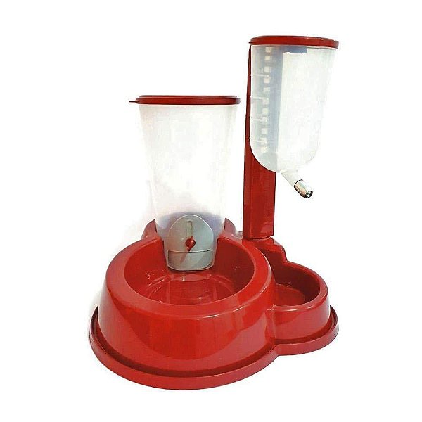 Comedouro Bebedouro Durafeeder Automatic Deluxe Verm Dp11313