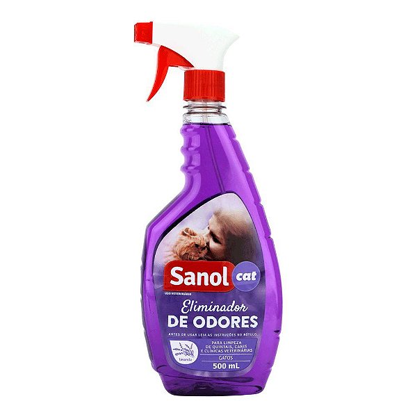 Eliminador de Odores Gato Lavanda Spray 500 Ml
