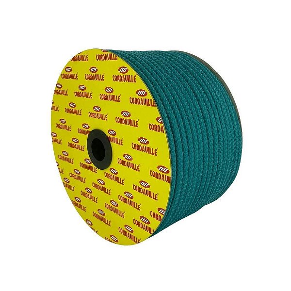 Corda Trancada Pp 4,0mm Verde Turquesa em Carretel - Cordaville