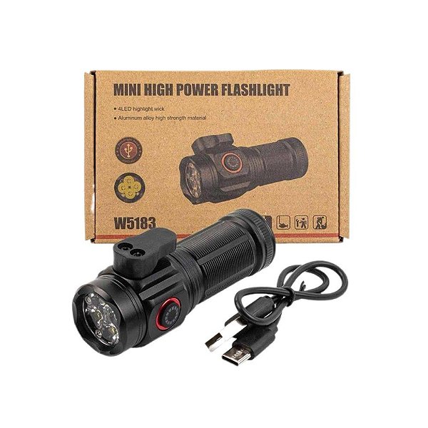 Lanterna Tatica Militar 4 Led T12 W5183