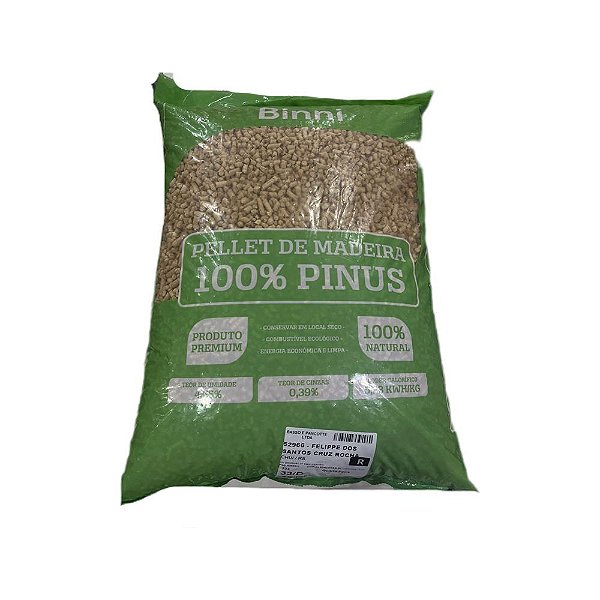 Areia Granulado de Madeira 100% Pinus 15 Kg