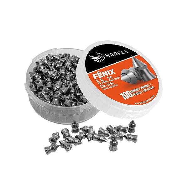 Chumbinho Harpex Fenix 0,9g/13,9gr 5,5mm