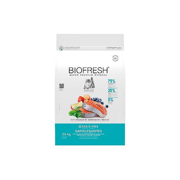 Racao Biofresh Gatos Filhotes Salmao 1,5kg