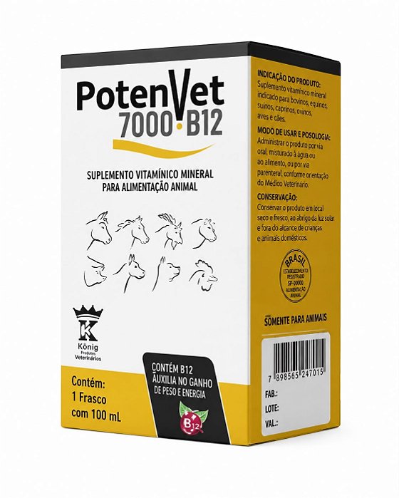 Potenvet 7000 B12 100 Ml