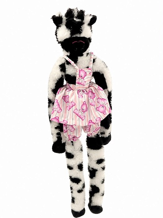 Brinquedo Vaquinha Vestida - Bicho Com Luxo