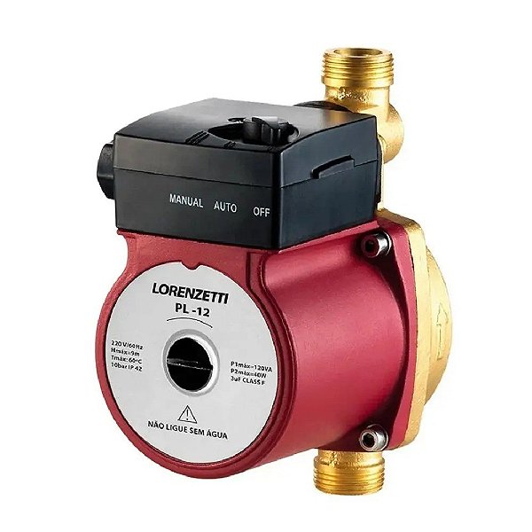 Pressurizador De Água Pl12 Lorenzetti 127 V