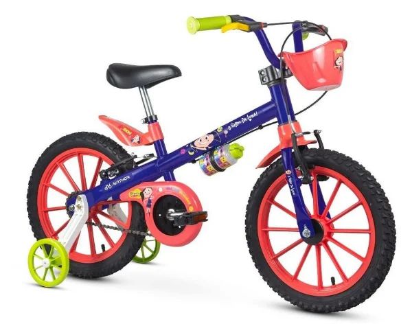 Bicicleta Infantil Aro 16 Show Da Luna C/Cesta  Nathor