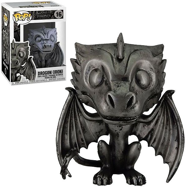 Funko Pop Drogon Iron 16 Game Of Thrones Iron Anniversary