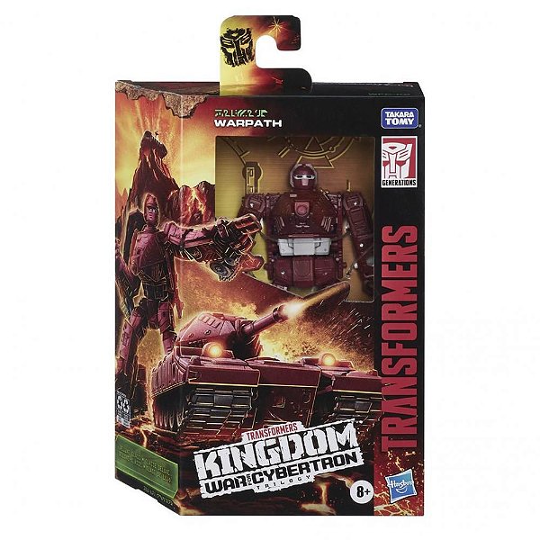 Transformers Figura Kingdom Deluxe Warpath Hasbro F0671