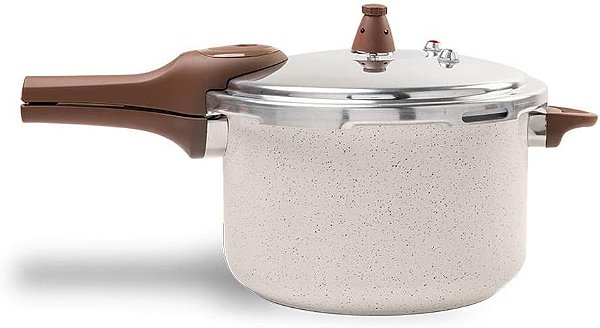 Panela de Pressão Ceramic Life Indução 4,2L Vanilla Brinox