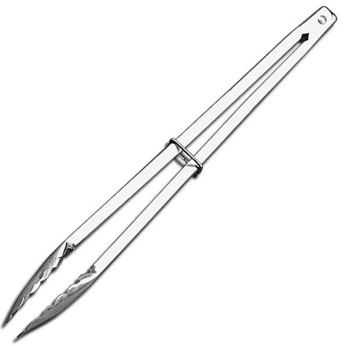 Pegador De Carne Brinox Inox Cozinha Churrasco Pinça 40cm