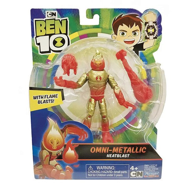 Figura De Ação Ben 10 Chama Metálico Sunny 1750