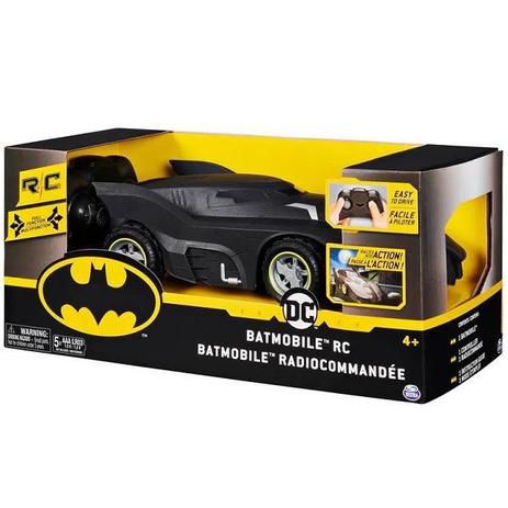 Carrinho Controle Remoto Batman Batmóvel 1:24 Sunny 2196